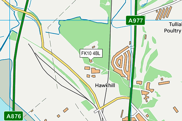FK10 4BL map - OS VectorMap District (Ordnance Survey)