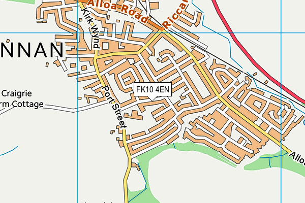 FK10 4EN map - OS VectorMap District (Ordnance Survey)