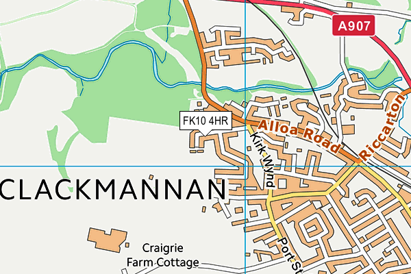 FK10 4HR map - OS VectorMap District (Ordnance Survey)