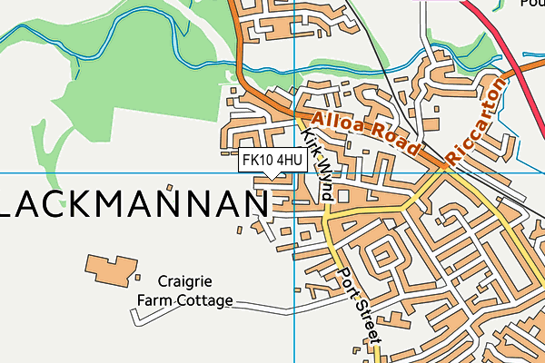 FK10 4HU map - OS VectorMap District (Ordnance Survey)