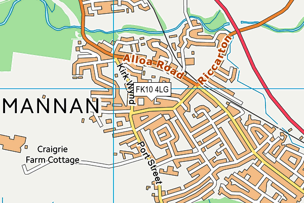 FK10 4LG map - OS VectorMap District (Ordnance Survey)