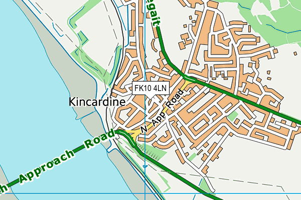 FK10 4LN map - OS VectorMap District (Ordnance Survey)