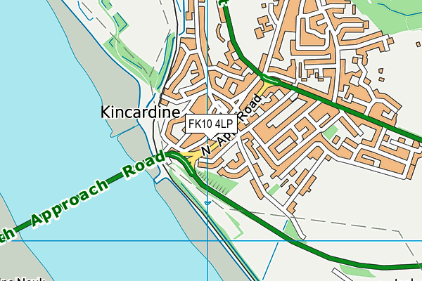 FK10 4LP map - OS VectorMap District (Ordnance Survey)