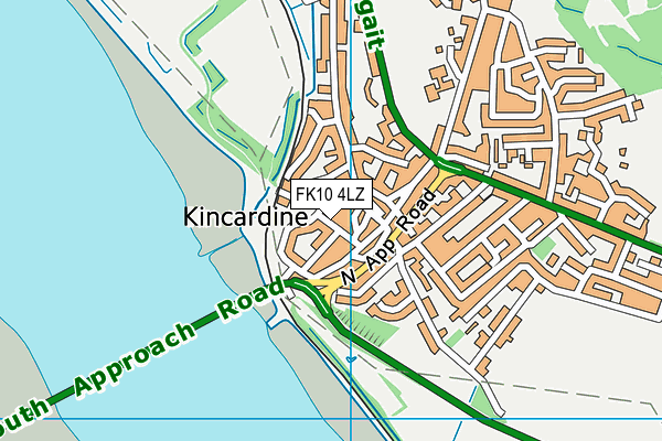 FK10 4LZ map - OS VectorMap District (Ordnance Survey)