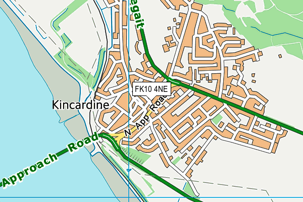 FK10 4NE map - OS VectorMap District (Ordnance Survey)