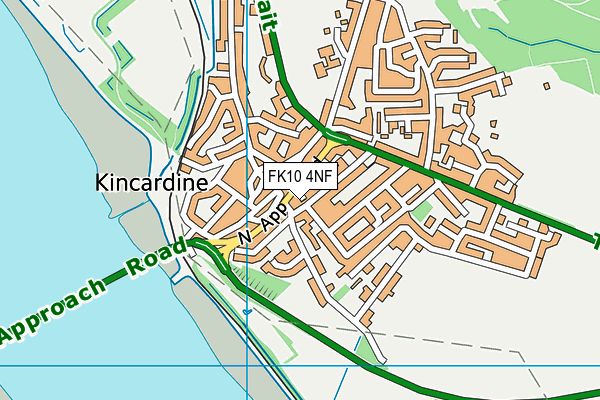 FK10 4NF map - OS VectorMap District (Ordnance Survey)