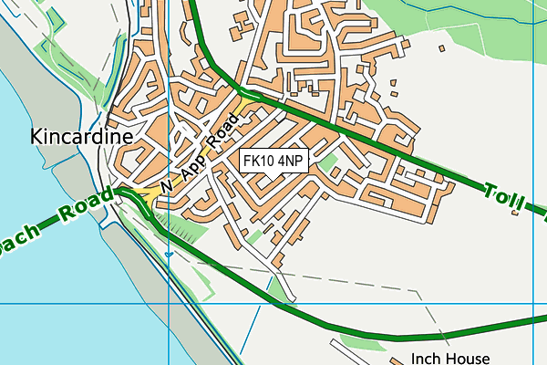 FK10 4NP map - OS VectorMap District (Ordnance Survey)