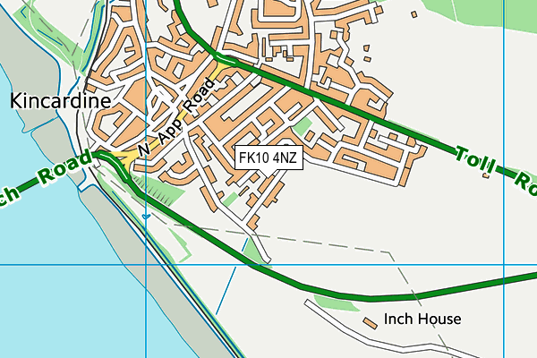 FK10 4NZ map - OS VectorMap District (Ordnance Survey)