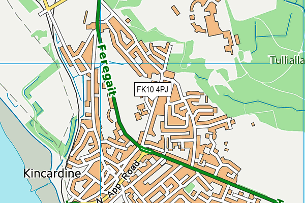 FK10 4PJ map - OS VectorMap District (Ordnance Survey)