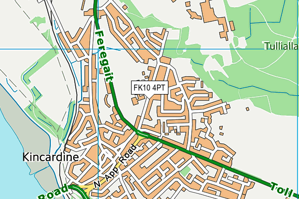 FK10 4PT map - OS VectorMap District (Ordnance Survey)