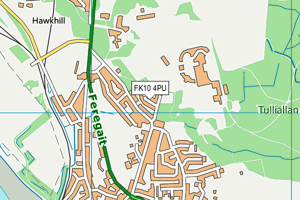 FK10 4PU map - OS VectorMap District (Ordnance Survey)