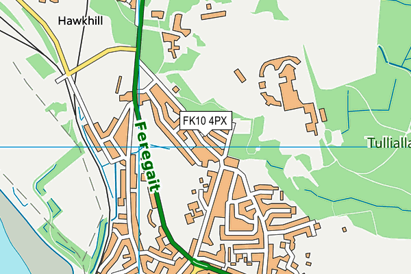 FK10 4PX map - OS VectorMap District (Ordnance Survey)