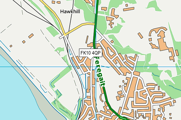 FK10 4QP map - OS VectorMap District (Ordnance Survey)