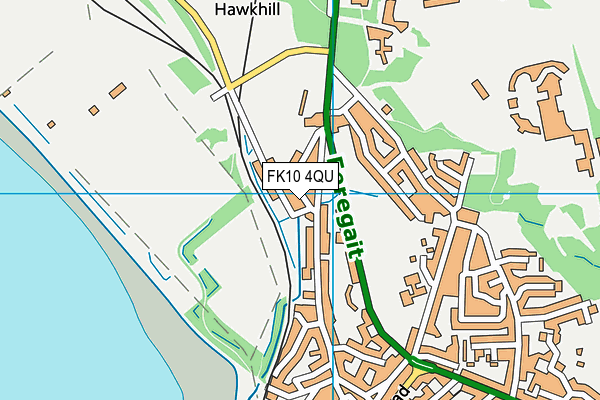 FK10 4QU map - OS VectorMap District (Ordnance Survey)