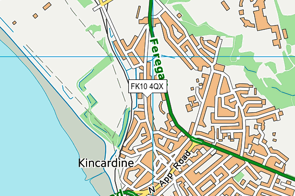 FK10 4QX map - OS VectorMap District (Ordnance Survey)