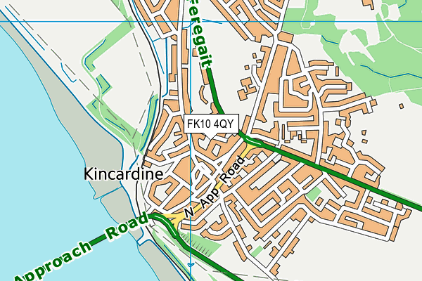 FK10 4QY map - OS VectorMap District (Ordnance Survey)