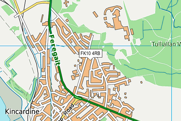 FK10 4RB map - OS VectorMap District (Ordnance Survey)
