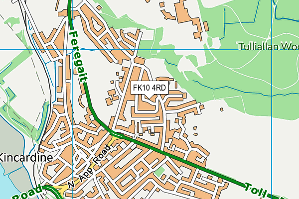 FK10 4RD map - OS VectorMap District (Ordnance Survey)