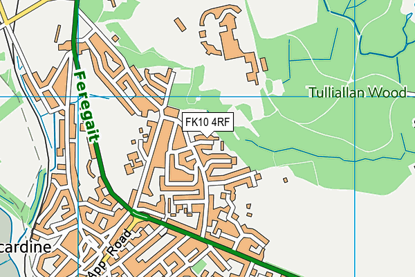 FK10 4RF map - OS VectorMap District (Ordnance Survey)