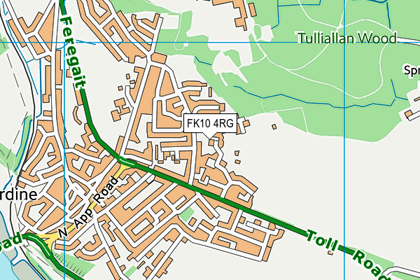 FK10 4RG map - OS VectorMap District (Ordnance Survey)