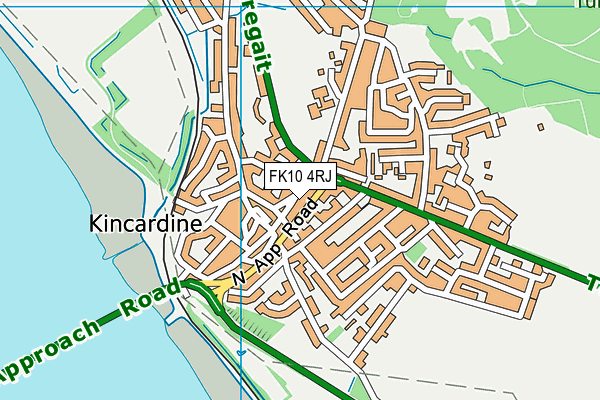FK10 4RJ map - OS VectorMap District (Ordnance Survey)