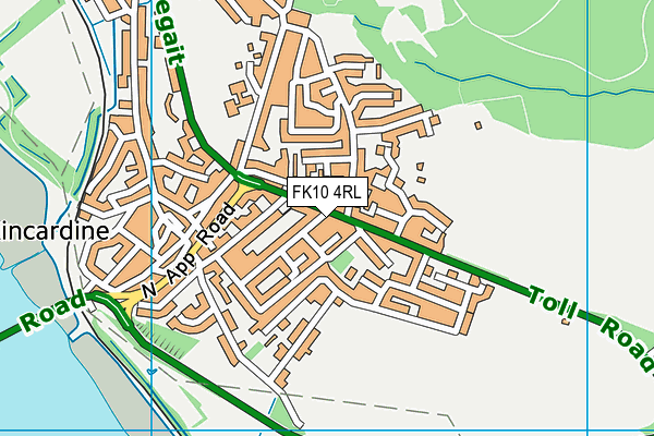 FK10 4RL map - OS VectorMap District (Ordnance Survey)