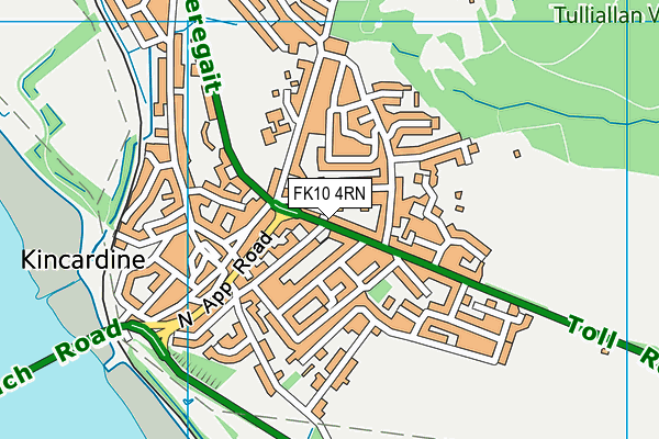 FK10 4RN map - OS VectorMap District (Ordnance Survey)