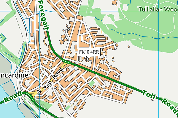FK10 4RR map - OS VectorMap District (Ordnance Survey)