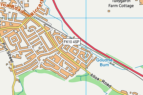 FK10 4SP map - OS VectorMap District (Ordnance Survey)