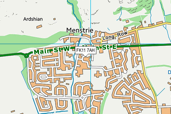 FK11 7AH map - OS VectorMap District (Ordnance Survey)