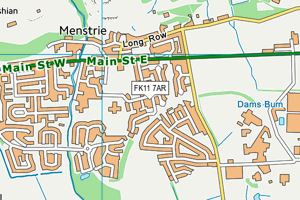 FK11 7AR map - OS VectorMap District (Ordnance Survey)