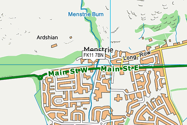 FK11 7BN map - OS VectorMap District (Ordnance Survey)