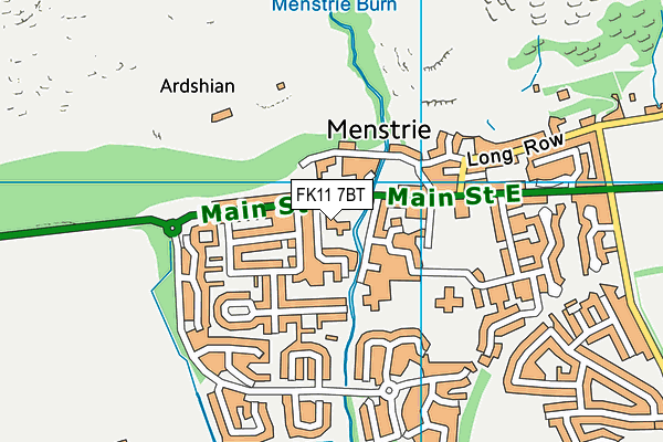 FK11 7BT map - OS VectorMap District (Ordnance Survey)