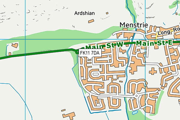 FK11 7DA map - OS VectorMap District (Ordnance Survey)