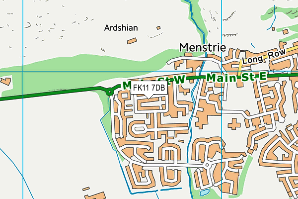 FK11 7DB map - OS VectorMap District (Ordnance Survey)