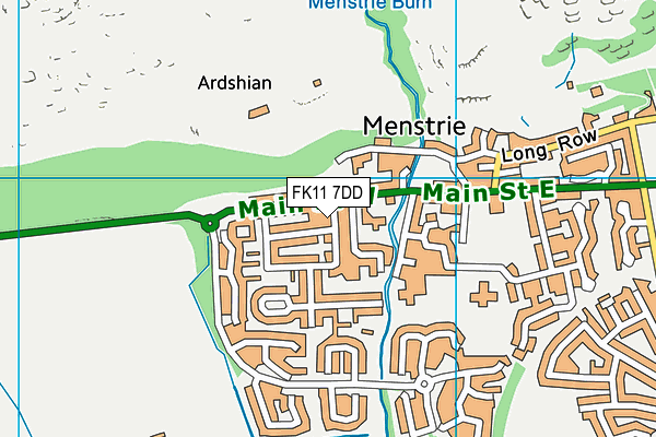 FK11 7DD map - OS VectorMap District (Ordnance Survey)
