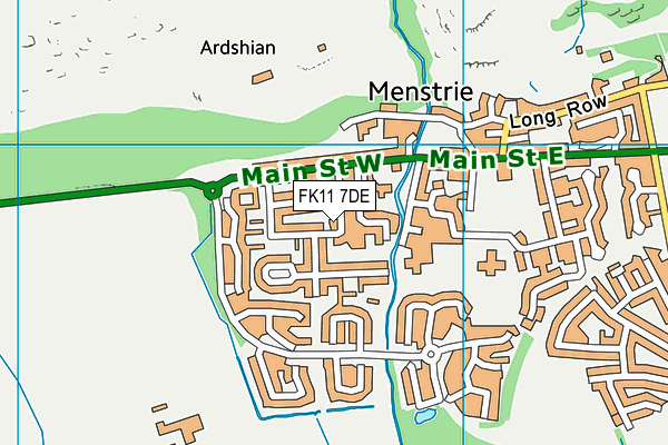 FK11 7DE map - OS VectorMap District (Ordnance Survey)