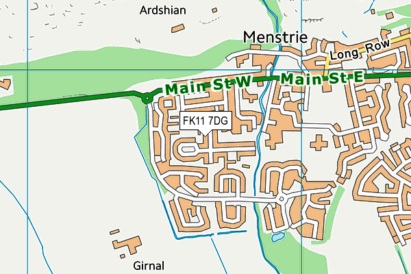 FK11 7DG map - OS VectorMap District (Ordnance Survey)