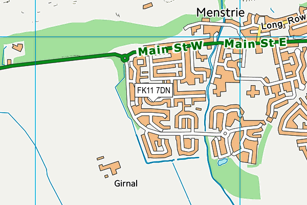 FK11 7DN map - OS VectorMap District (Ordnance Survey)