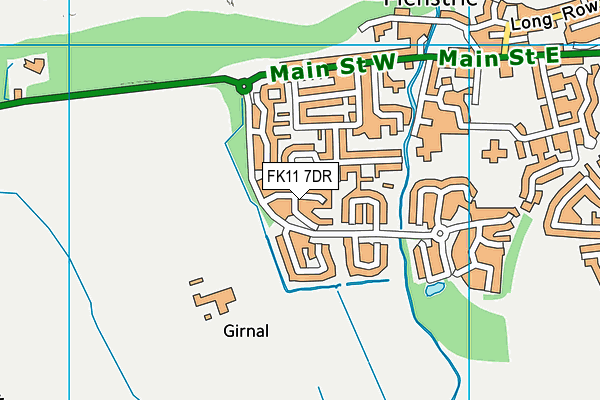 FK11 7DR map - OS VectorMap District (Ordnance Survey)