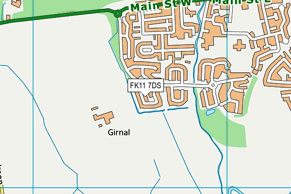 FK11 7DS map - OS VectorMap District (Ordnance Survey)