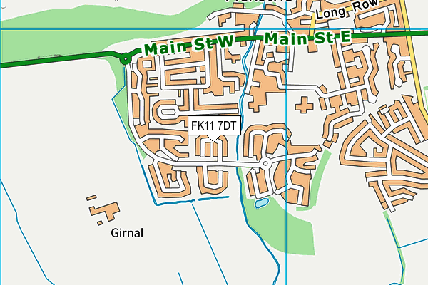 FK11 7DT map - OS VectorMap District (Ordnance Survey)