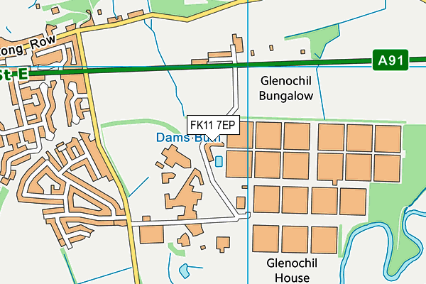 FK11 7EP map - OS VectorMap District (Ordnance Survey)