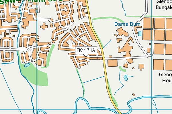 FK11 7HA map - OS VectorMap District (Ordnance Survey)