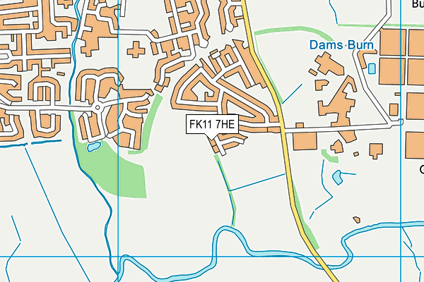 FK11 7HE map - OS VectorMap District (Ordnance Survey)