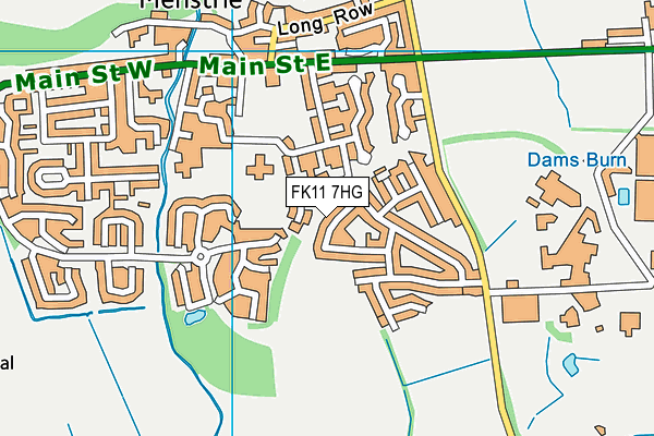 FK11 7HG map - OS VectorMap District (Ordnance Survey)