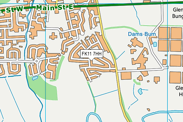 FK11 7HH map - OS VectorMap District (Ordnance Survey)