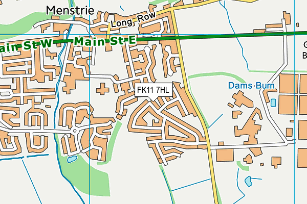 FK11 7HL map - OS VectorMap District (Ordnance Survey)
