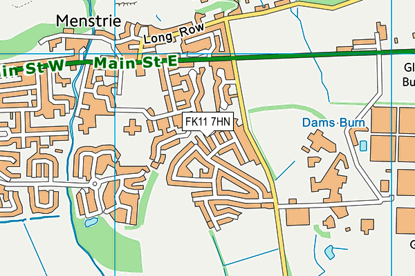 FK11 7HN map - OS VectorMap District (Ordnance Survey)