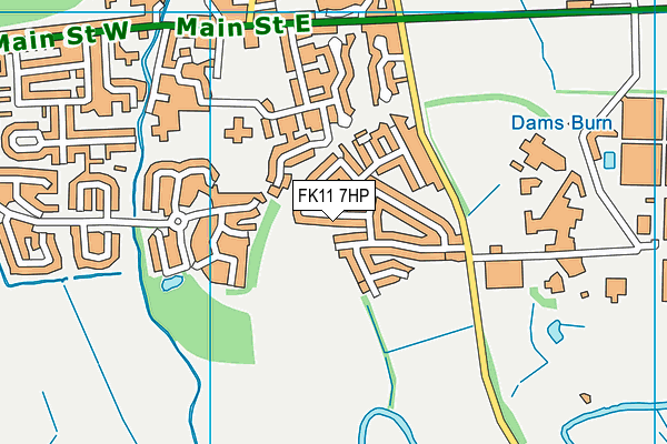 FK11 7HP map - OS VectorMap District (Ordnance Survey)